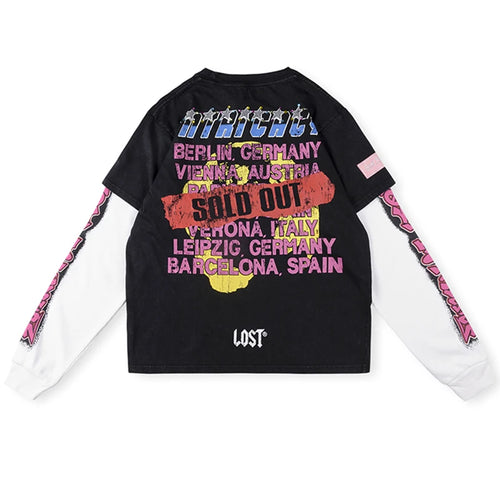 Lost intricacy long sleeve T-shirt