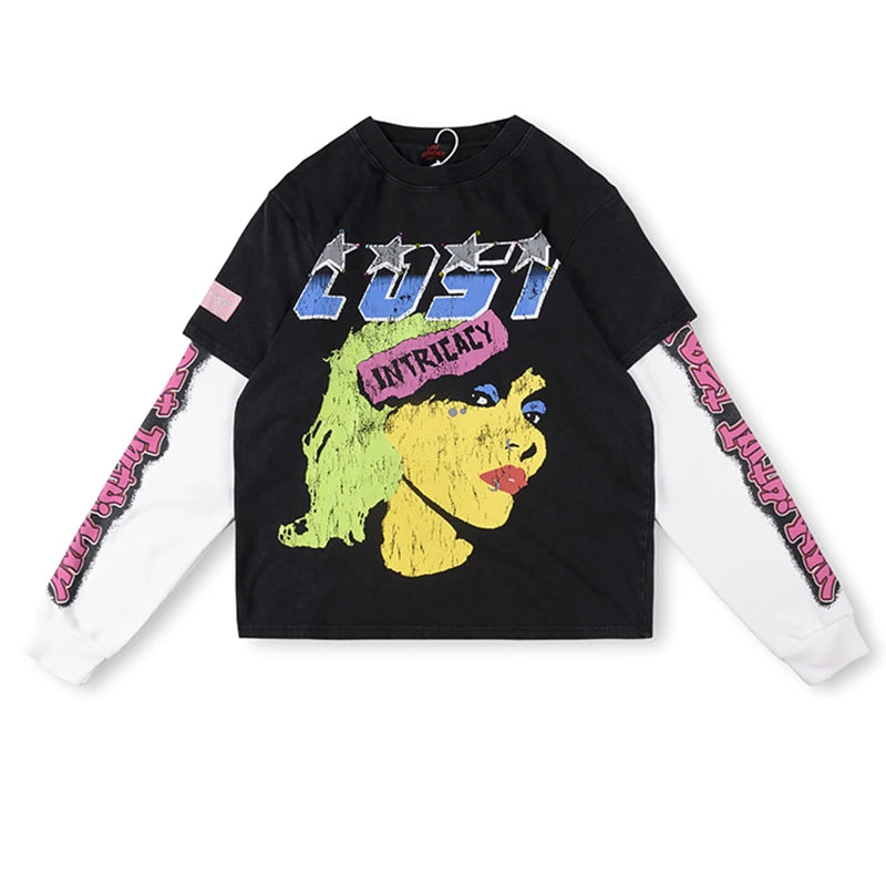 Lost intricacy long sleeve T-shirt