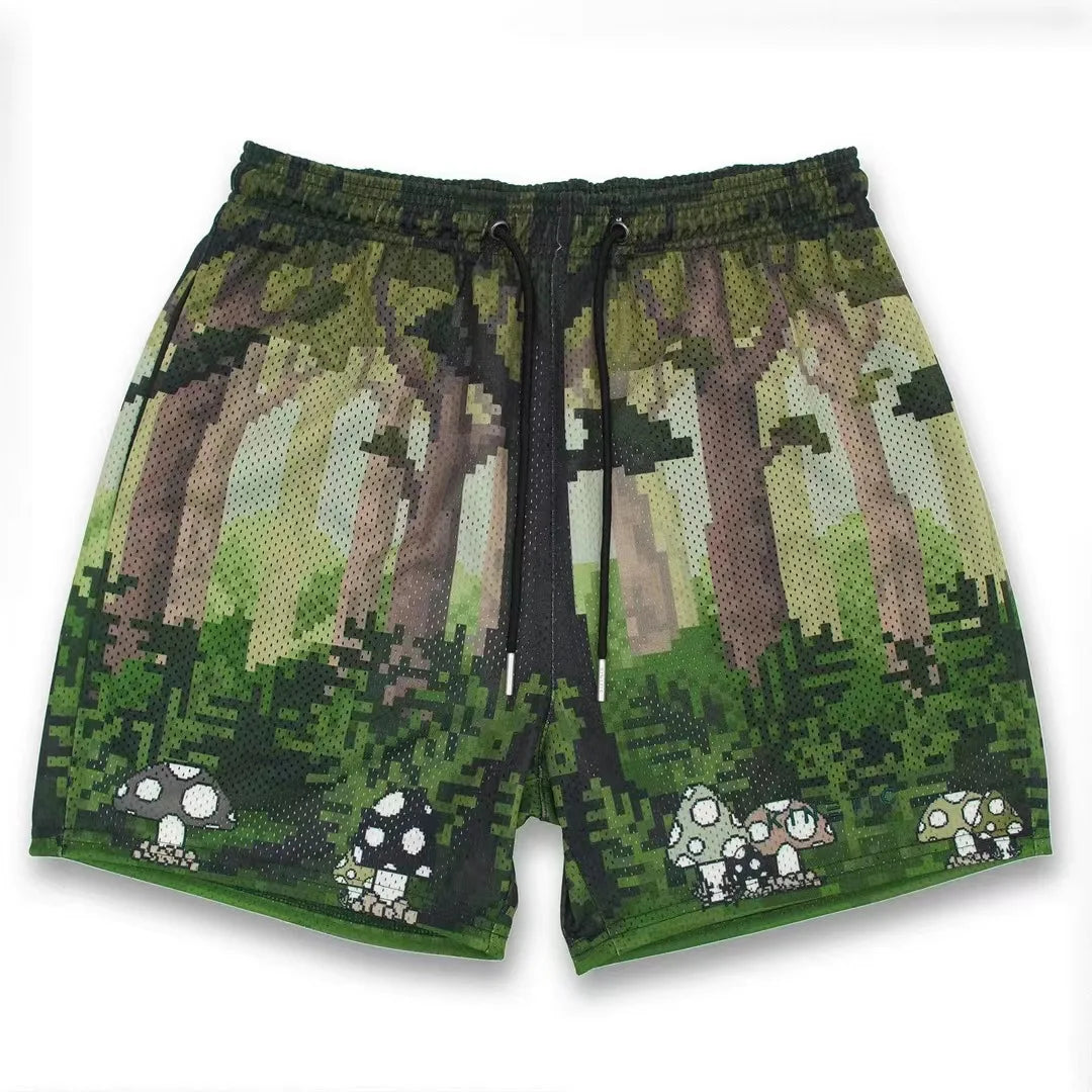 Mesh shorts unisex