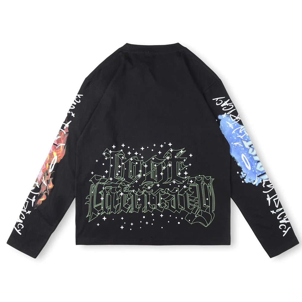 Lost intricacy long sleeve T-shirt