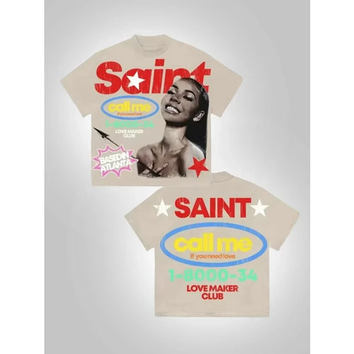 Saint call me t-shirt